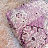 Handmade Berber Kilim pouf, floor cushion
