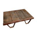 Factory pallet coffee table industrial table