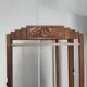 Carved wooden screen 4 panels