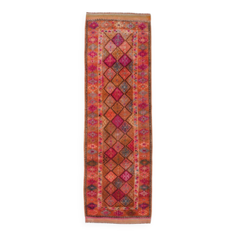 3x9 Chunky Super Soft Turkish Vintage Runner Rug, 91x278Cm