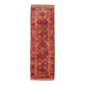 Tapis coureur vintage turc épais et super doux 3x9, 91x278 cm