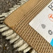 Mid-century scandinavian rug ege berber stratos denmark (183x275) 1970