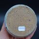 Sandstone vase with brown speckled decoration on a grey background - Bottle shape - Circa 1970 - Signed