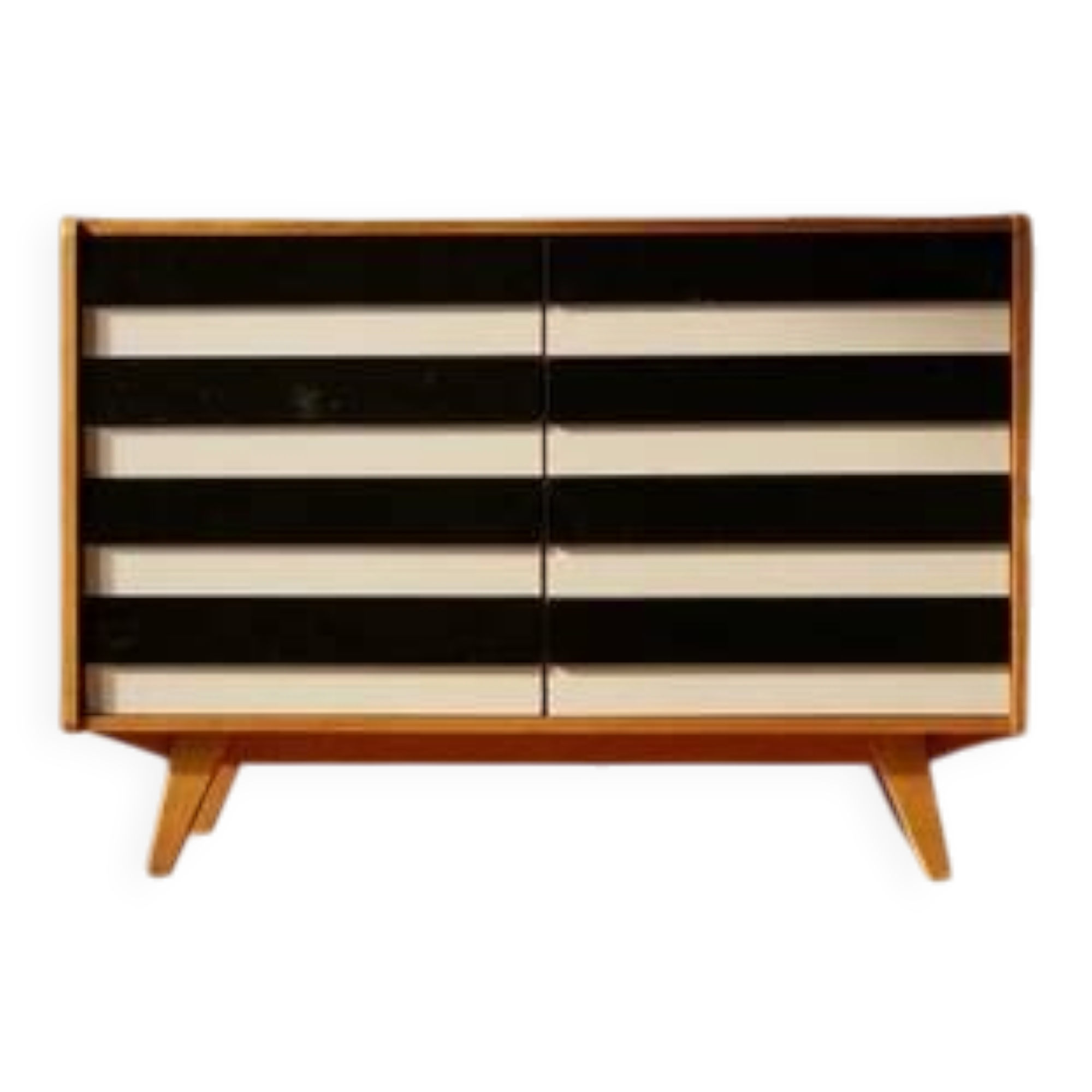 Buffet des années 50 modèle U453 par Jiří Jiroutek pour Interier Praha, années 1960, Tchécoslovaquie, 110 × 45 × 75 cm