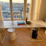 Carrara marble table