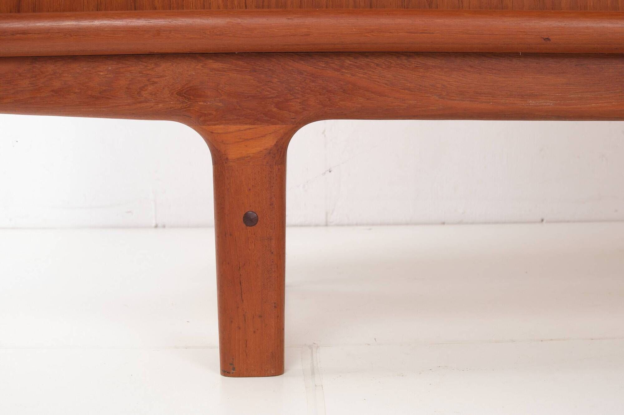 Buffet with roller shutter doors, Danish, vintage, teak, produced by Dyrlund.