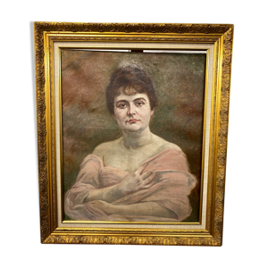 Portrait ancien d’une femme