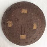 Empty cup pocket in stoneware and vitrified glass, 60s