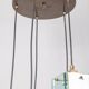 Lampadario vintage anni 60 in vetro design studio zeroquattro