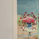Lithographie signée De l’artiste Français Michel Henry - Fleurs