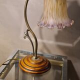 Brass tulip lamp