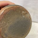 Blue sandstone pot signed