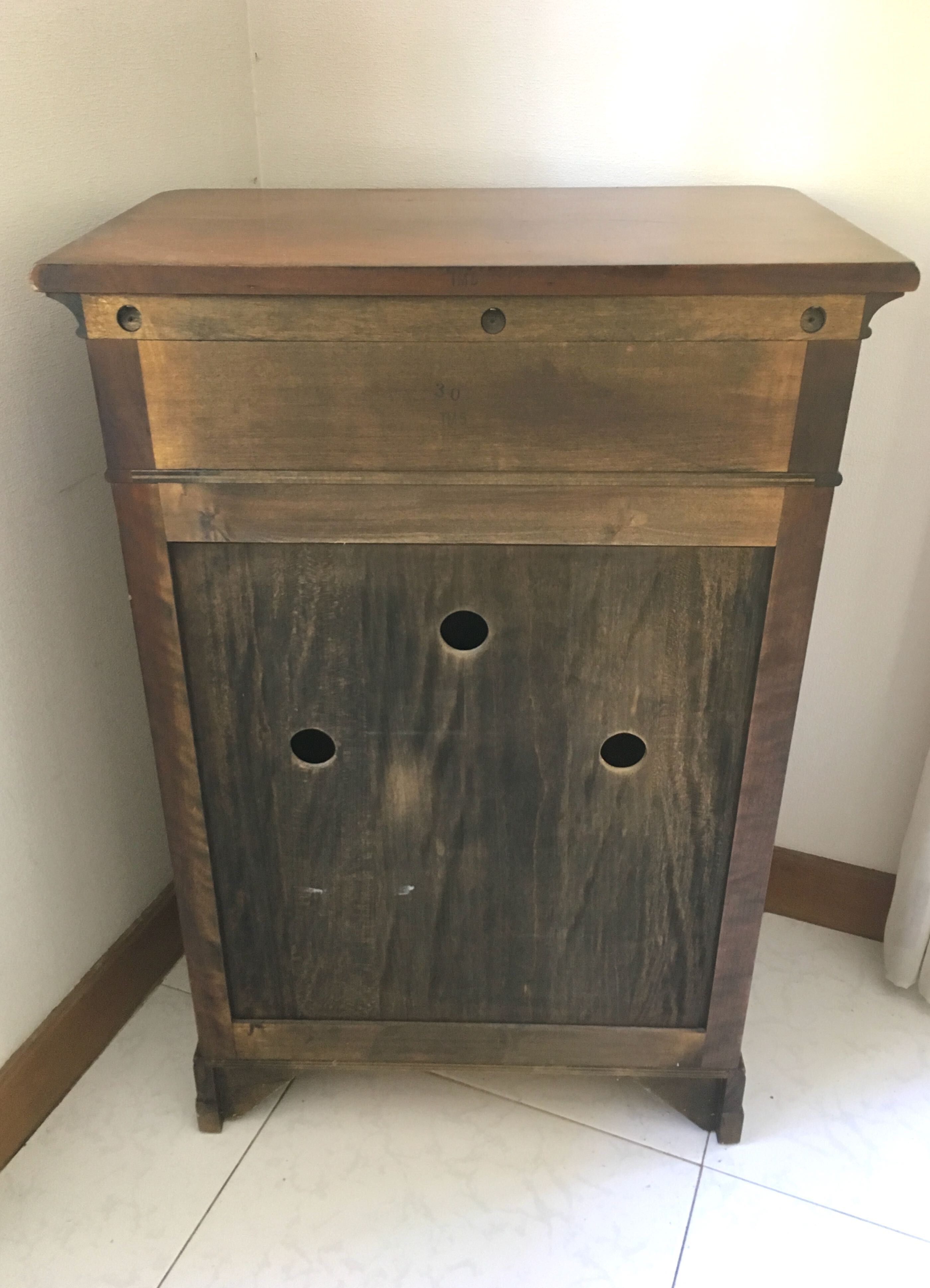 Commode vinyl cabinet 60s