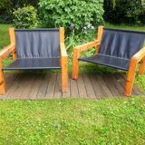 Pair of armchairs by Max Papiri