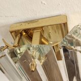 "Kinkeldey" crystal wall light. Germany, 1970s.