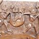 Important Monoxyle Panel, Bamoun Bas-Relief, Cameroon, Circa 1960