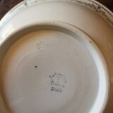 Standing bowl Badonviller green Vegetable garland