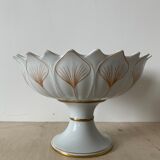 Coupe sur pied en porcelaine Capeans