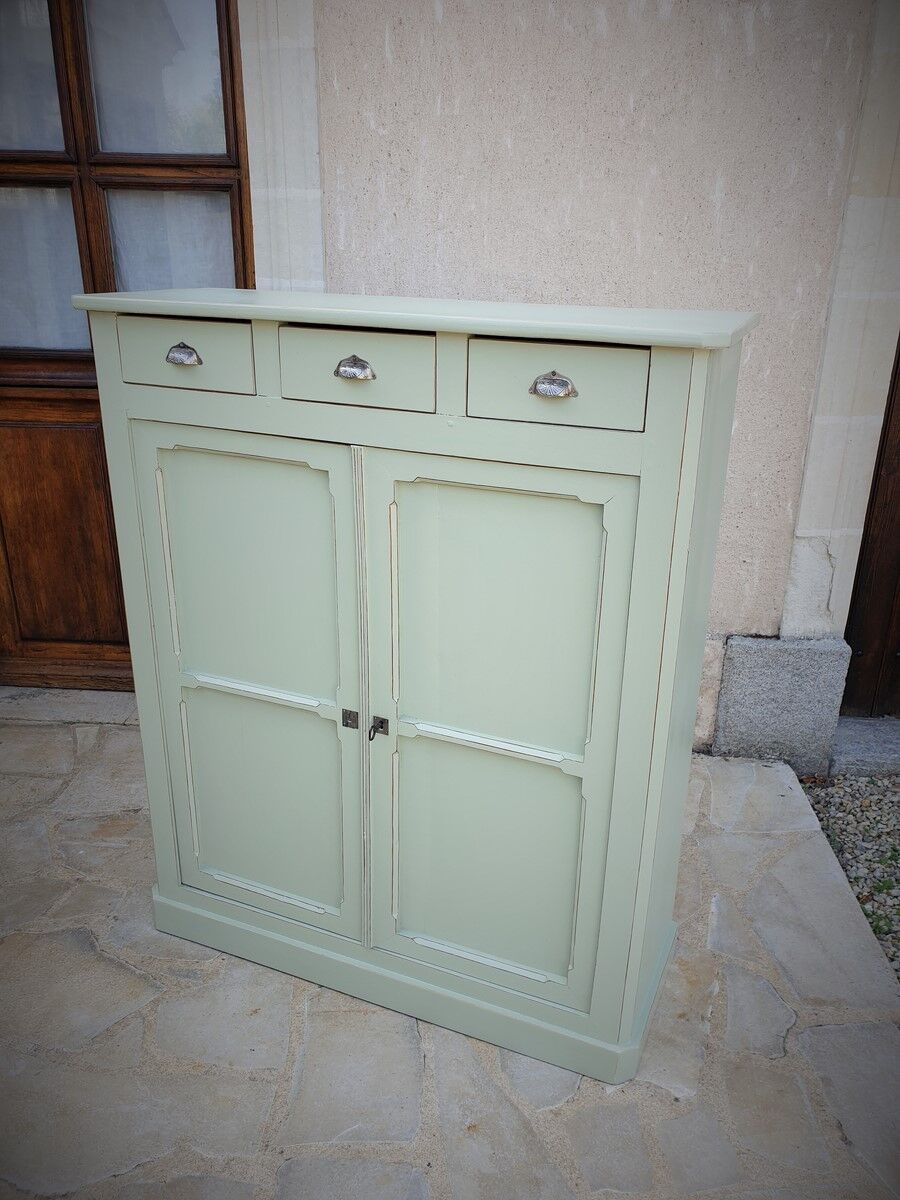 Painted old buffet