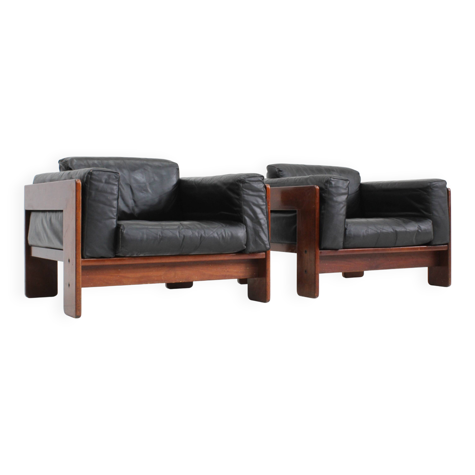Vintage Knoll Bastiano Armchairs by Tobia Scarpa set of 2