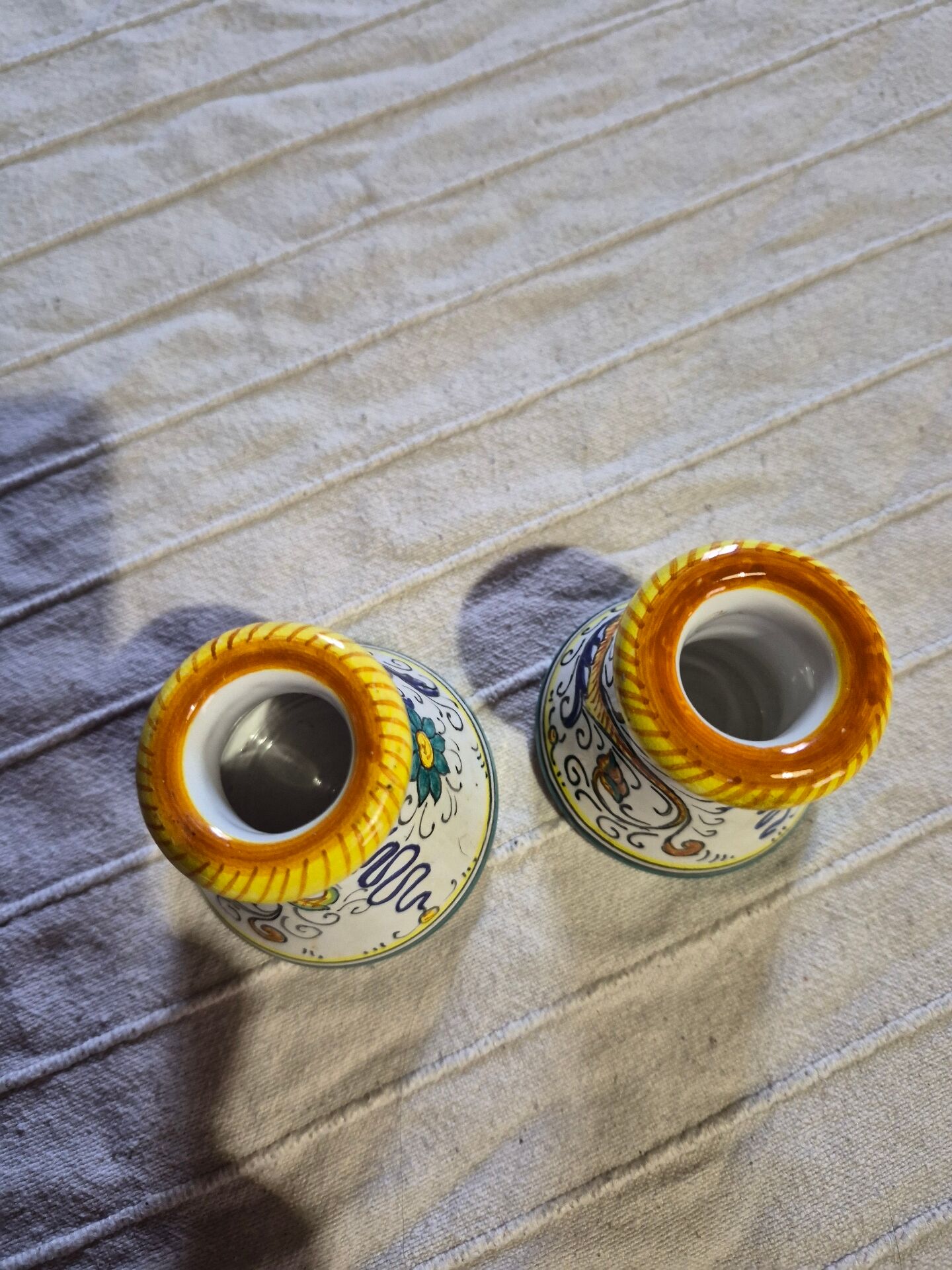 Deruta candlestick