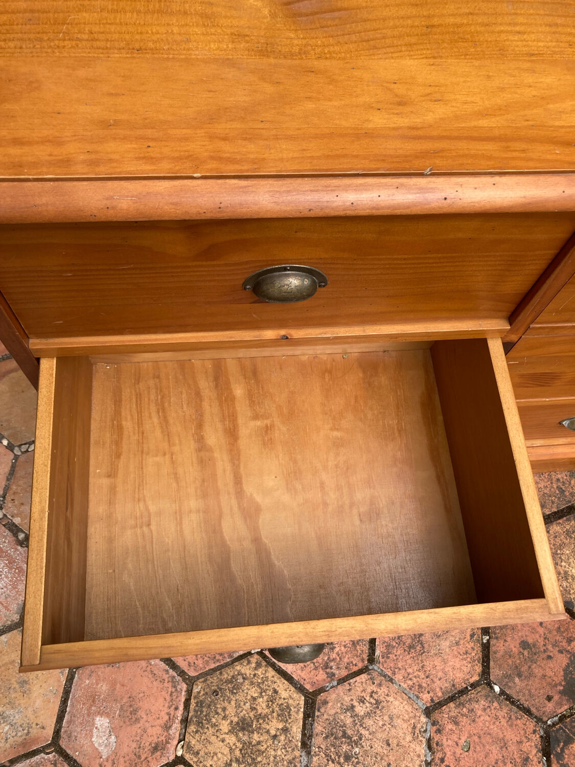 Old trade cabinet with drawers