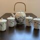 Antique Asian porcelain tea or coffee set