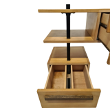 Modernist beech and Wenge sideboard, Netherlands 1980s