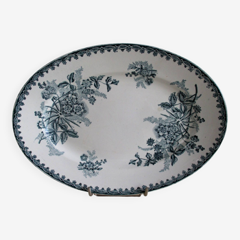 Iron earth dish – oval and flat – Sté Amandinoise model Margot