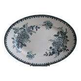Iron earth dish – oval and flat – Sté Amandinoise model Margot