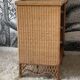 Commode vintage en rotin