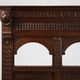 18th Century Gothic French Oak Carved High Back Panel Settle
