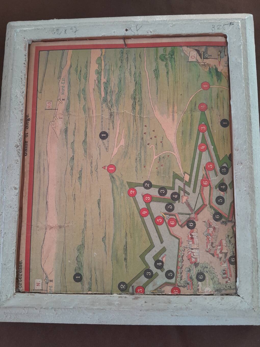 Landscape painting from Merseburg, 1916