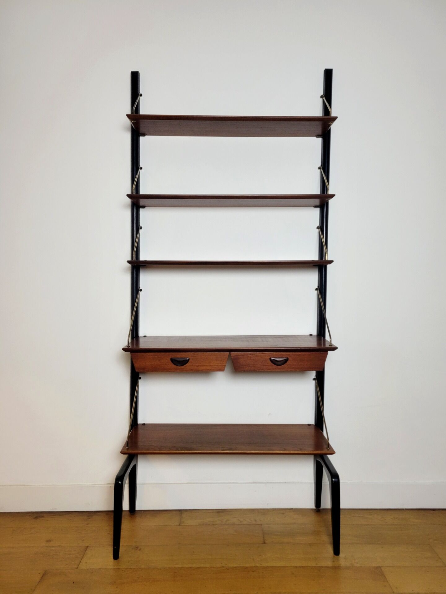 Vintage modular wall unit by Louis van Teeffelen for Wébe