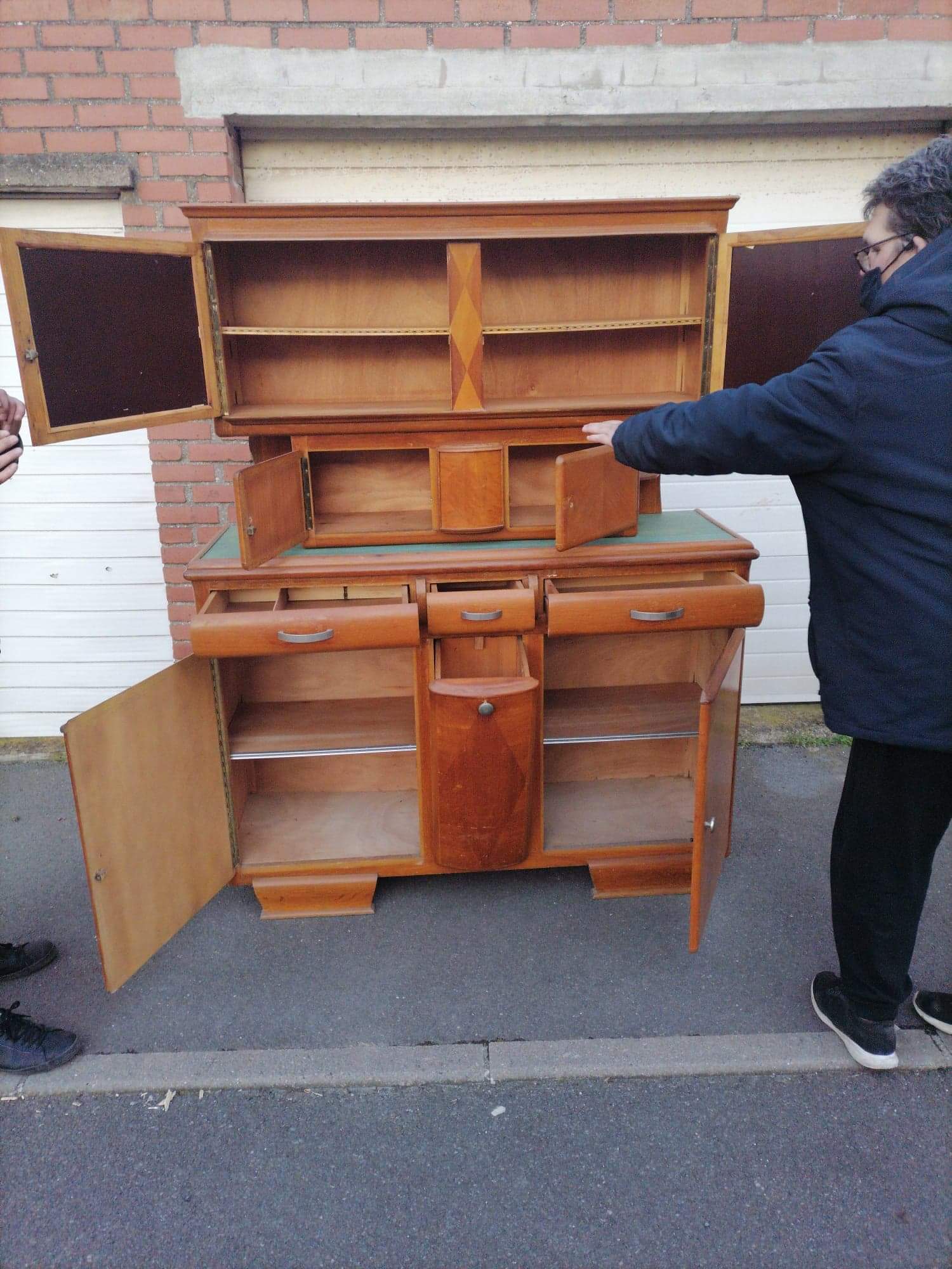 Bahut furniture Buffet mado vintage 1950