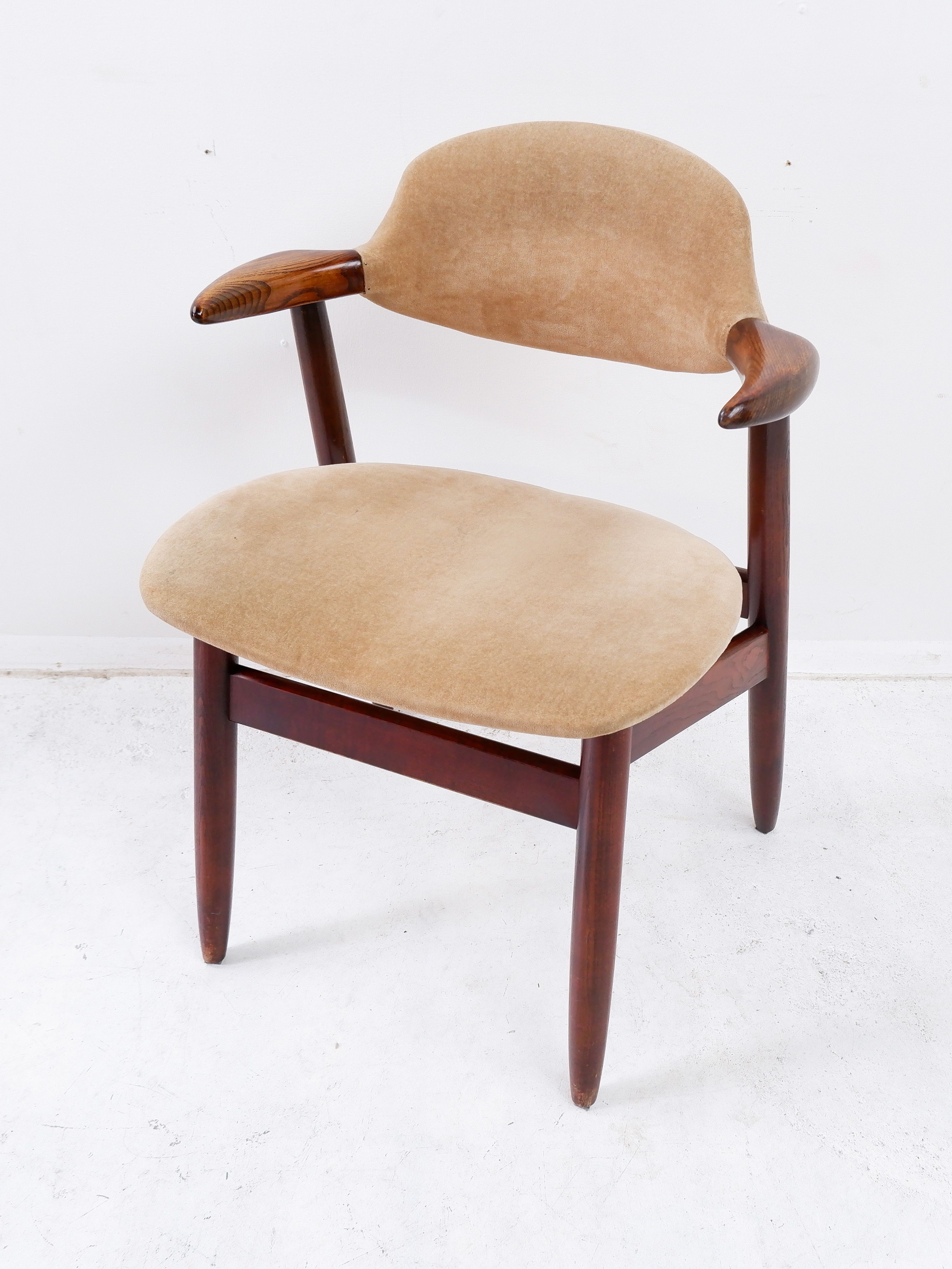 Vintage cow horn chair by Tijsseling, 1960s