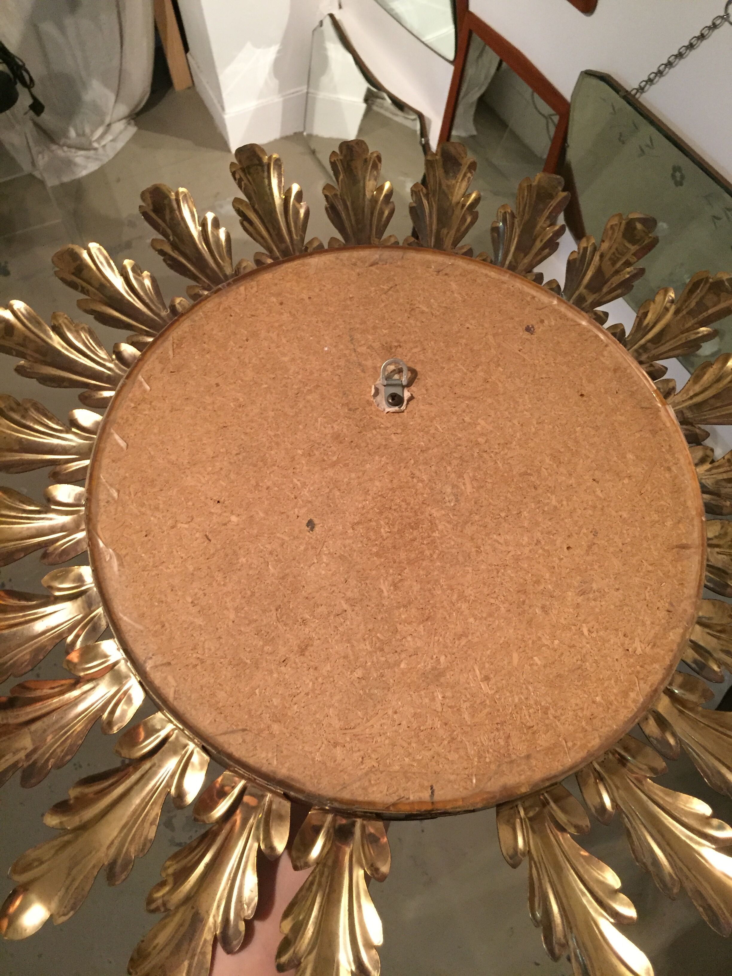 Miroir soleil bombé 50x50cm
