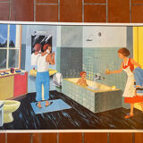 Ogé Hachette poster "the bathroom and the department store"