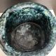 Vintage cache pot in glazed ceramic
