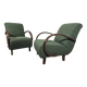 Fauteuils de Jindrich Halabala, années 1940, ensemble de 2