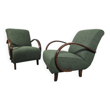 Lounge Chairs from Jindrich Halabala, 1940s, Set of 2