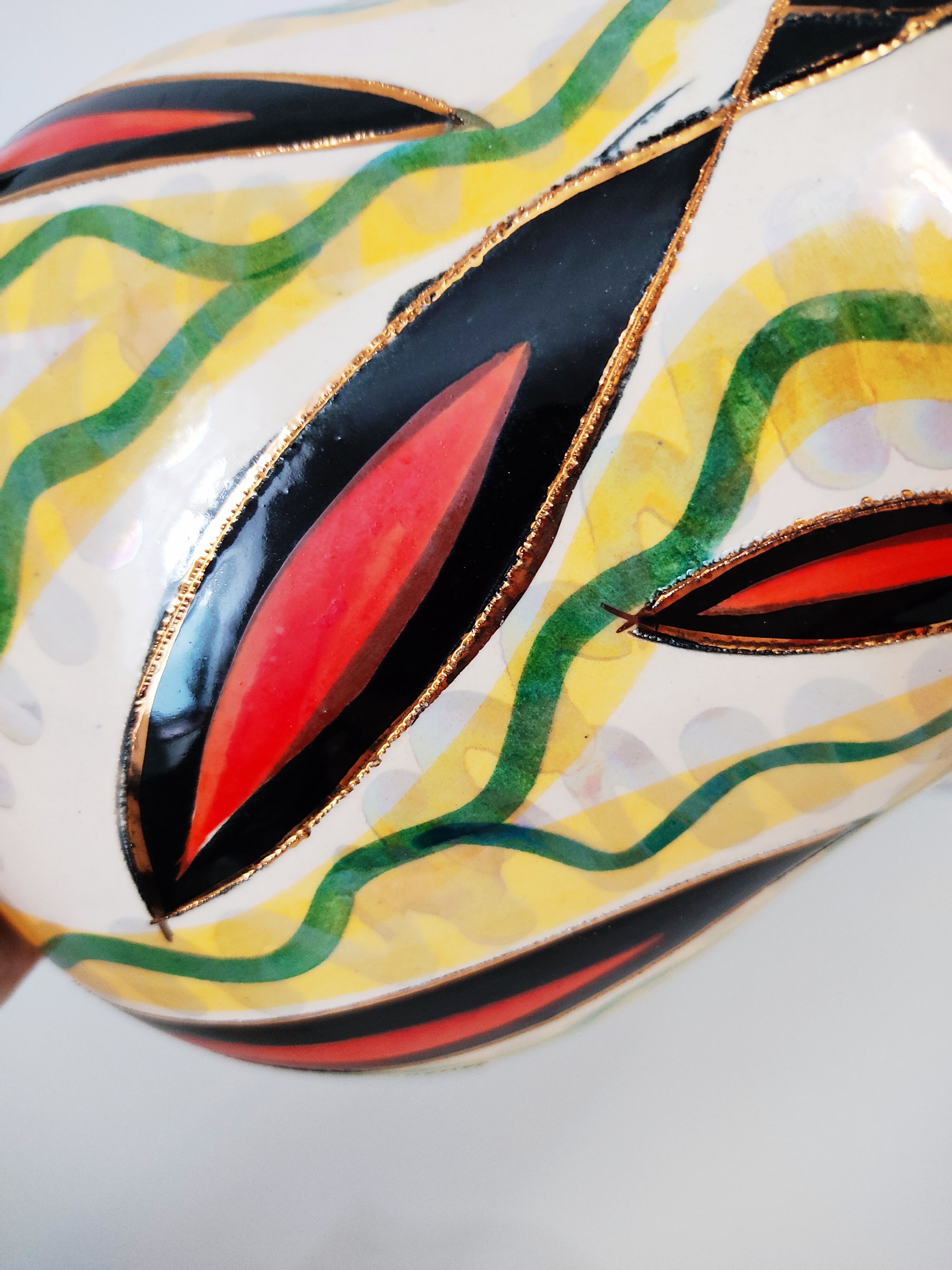 Hubert Bequet vase in earthenware