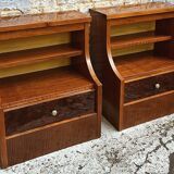 Pair of 70s bedside tables