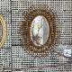 Rattan mirror 1960 48x60cm