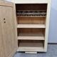 Bread cabinet with glass spice containers