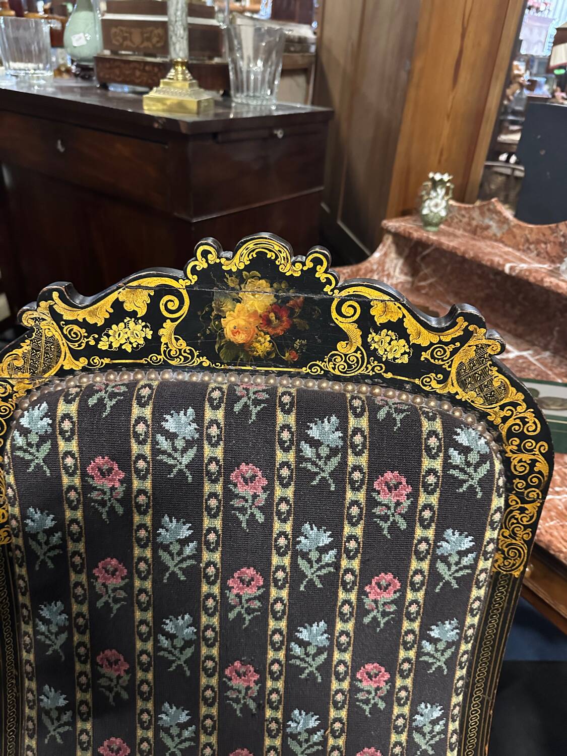 Pair of Napoleon III armchairs, Voltaire style