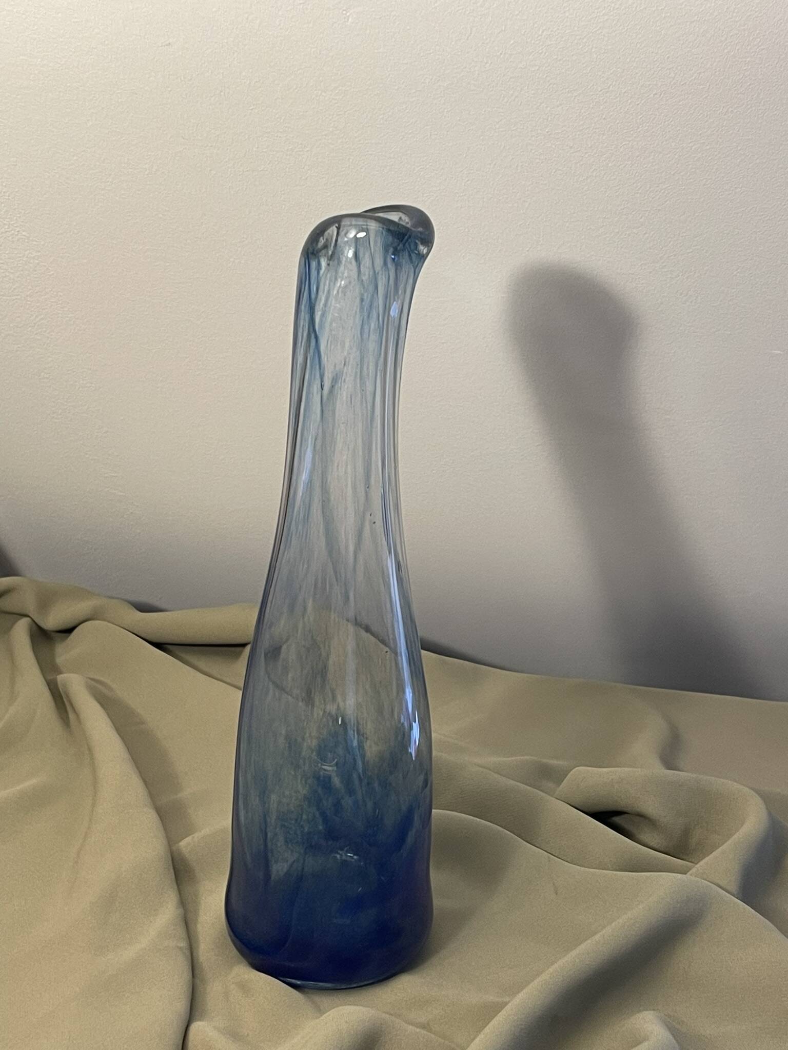 Blown glass carafe