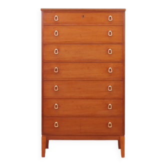 Commode en acajou, design danois, années 1970, production : Danemark