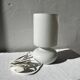 IKEA vintage table lamp, LYKTA model in white (sold individually or as a pair)