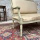 Painted Wooden Bench with Back to The Queen Style Louis XVI XIX Eme Century